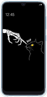Силіконовий протиударний с посиленими кутами чехол Кішка для Samsung Galaxy A30 2019 A305F - 6505sp-1670 изображение 
