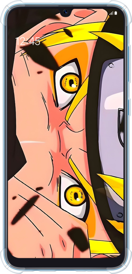 Силикон с усиленными углами чехол Наруто 2 для Samsung Galaxy A20 2019 A205F - 6297sp-1761 изображение 