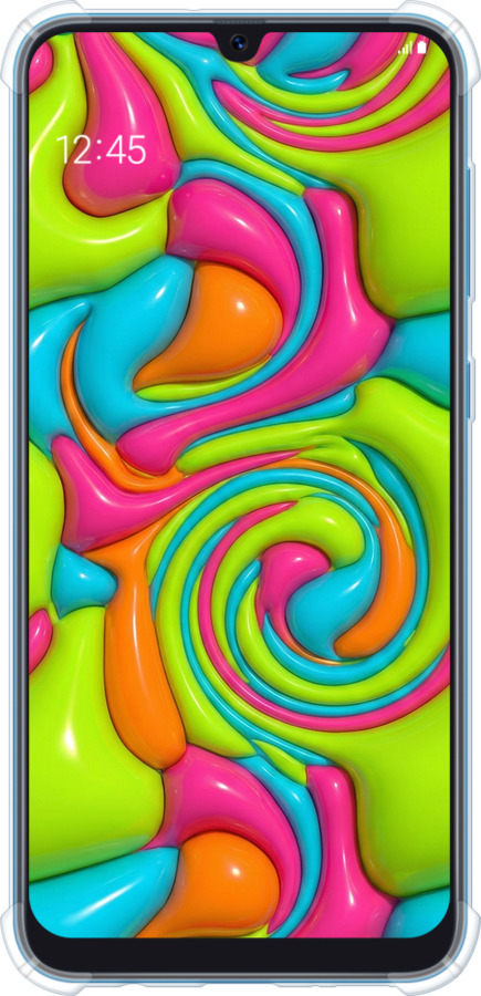 Силикон с усиленными углами чехол Y2K Jelly Dream для Samsung Galaxy A30 2019 A305F - 6780sp-1670 изображение 