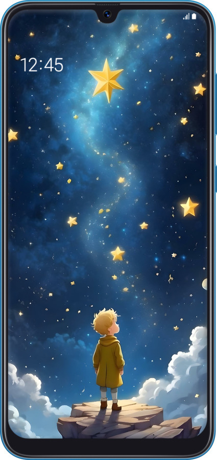2D пластиковый чехол Маленький принц для Samsung Galaxy A20 2019 A205F - 6326t-1761 изображение 
