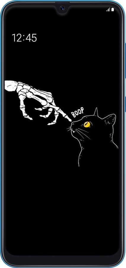 2D пластиковый чехол Кошка для Samsung Galaxy A30 2019 A305F - 6505t-1670 изображение 