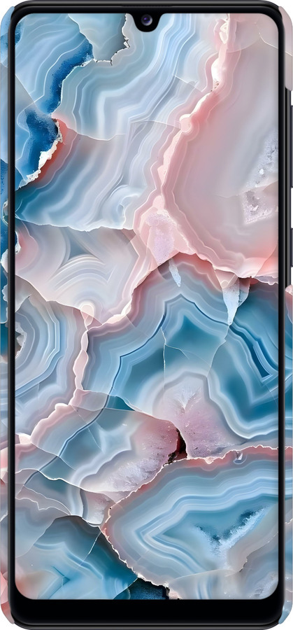 3D пластиковый матовый чехол Мрамор для Samsung Galaxy A31 A315F - 6306m-1908 изображение 