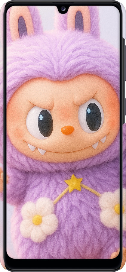 3D пластиковий матовий чехол Лабубу для Samsung Galaxy A31 A315F - 6708m-1908 изображение 