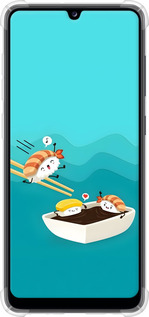 Силіконовий протиударний с посиленими кутами чехол Суші для Samsung Galaxy A31 A315F - 6354sp-1908 изображение 