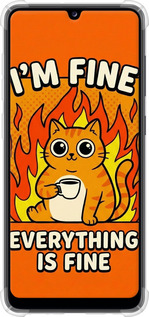 Силикон с усиленными углами чехол Funny Cat для Samsung Galaxy A31 A315F - 6786sp-1908 изображение 