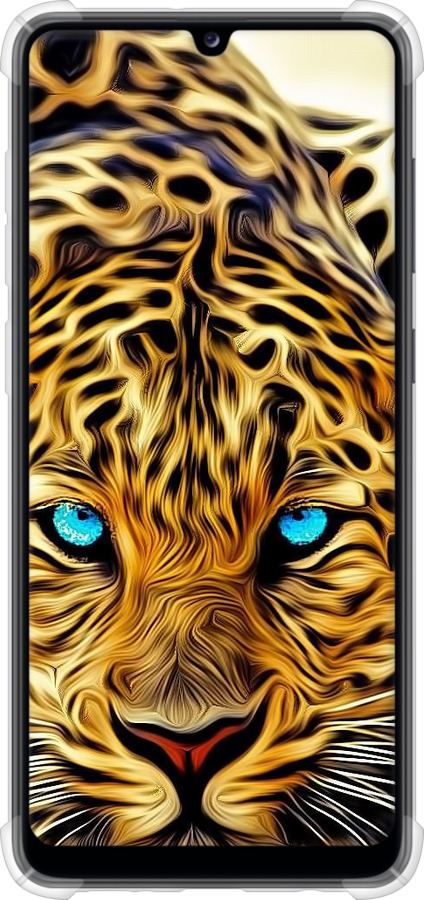 Силикон с усиленными углами чехол Леопард для Samsung Galaxy A31 A315F - 6611sp-1908 изображение 