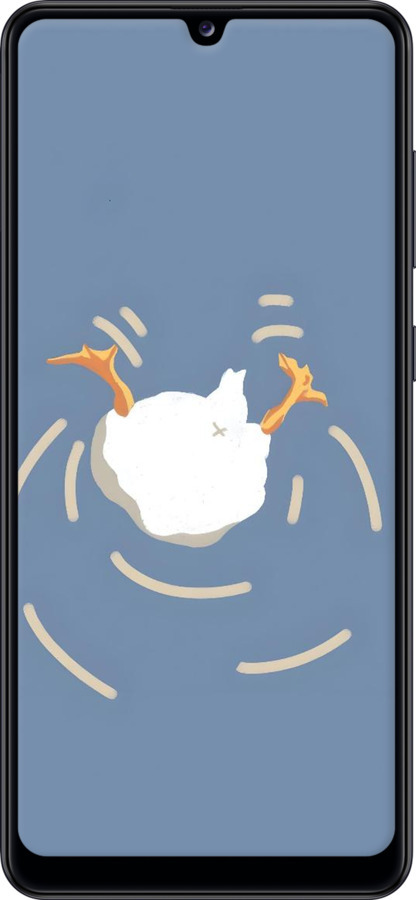 2D пластиковый чехол Гусь ныряет для Samsung Galaxy A31 A315F - 6275t-1908 изображение 