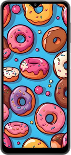 TPU чехол Пончики для Samsung Galaxy A32 A325F - 6318b-2204 изображение 
