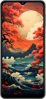 TPU чехол Природа японии для Samsung Galaxy A32 A325F - 6327b-2204 изображение 