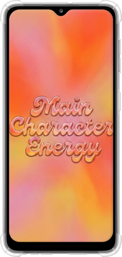 Силикон с усиленными углами чехол Aura Gradient Main Character Energy Aesthetic Y2K для Samsung Galaxy A32 A325F - 6783sp-2204 изображение 