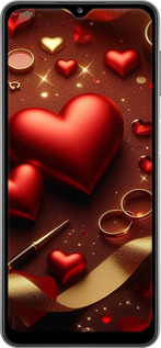 2D пластиковий чехол Сердечки v3 для Samsung Galaxy A32 A325F - 5833t-2204 изображение 
