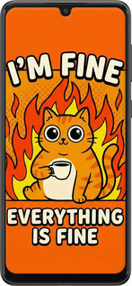 TPU чехол Funny Cat для Samsung Galaxy A33 5G A336B - 6786b-2584 изображение 