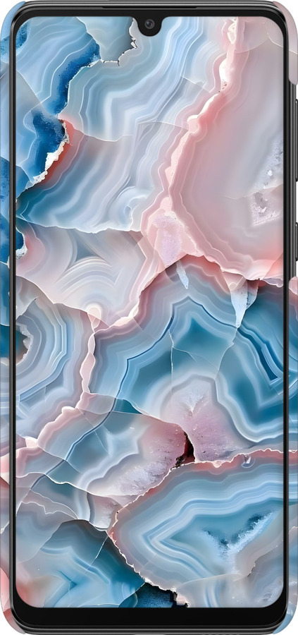 3D пластиковый матовый чехол Мрамор для Samsung Galaxy A33 5G A336B - 6306m-2584 изображение 