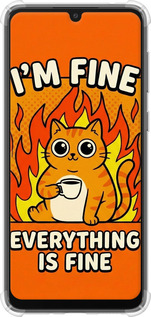 Силіконовий протиударний с посиленими кутами чехол Funny Cat для Samsung Galaxy A33 5G A336B - 6786sp-2584 изображение 