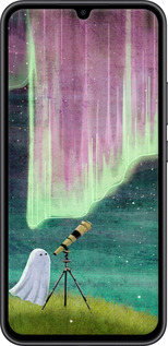 TPU чехол Привид та зірки для Samsung Galaxy A34 A346E - 6443b-2936 изображение 
