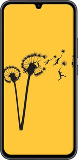 TPU чехол Мінімалізм кульбаби для Samsung Galaxy A34 A346E - 6449b-2936 изображение 