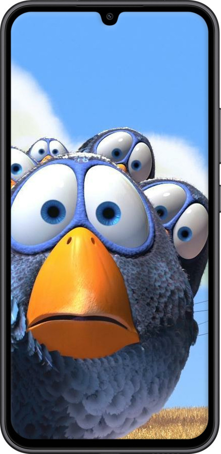 TPU чехол Angry Birds для Samsung Galaxy A34 A346E - 6008b-2936 изображение 