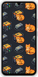 Силіконовий протиударний с посиленими кутами чехол Autonomous Zone для Samsung Galaxy A34 A346E - 6771sp-2936 изображение 