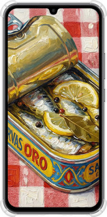 Силіконовий протиударний с посиленими кутами чехол Vintage Sardine Tin Phone для Samsung Galaxy A34 A346E - 6772sp-2936 изображение 