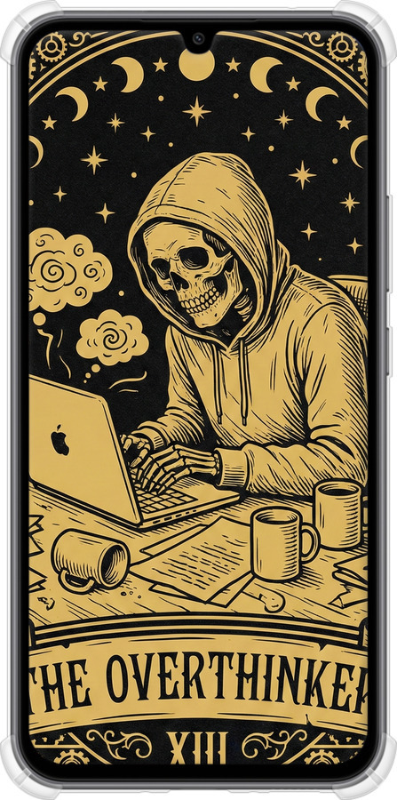 Силикон с усиленными углами чехол The Overthinker для Samsung Galaxy A34 A346E - 6774sp-2936 изображение 