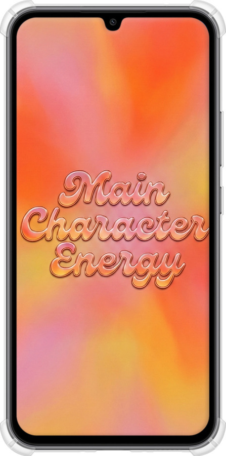 Силіконовий протиударний с посиленими кутами чехол Aura Gradient Main Character Energy Aesthetic Y2K для Samsung Galaxy A34 A346E - 6783sp-2936 изображение 