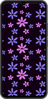 Силіконовий чехол з квітами для Samsung Galaxy A34 A346E - 6258u-2936 изображение 