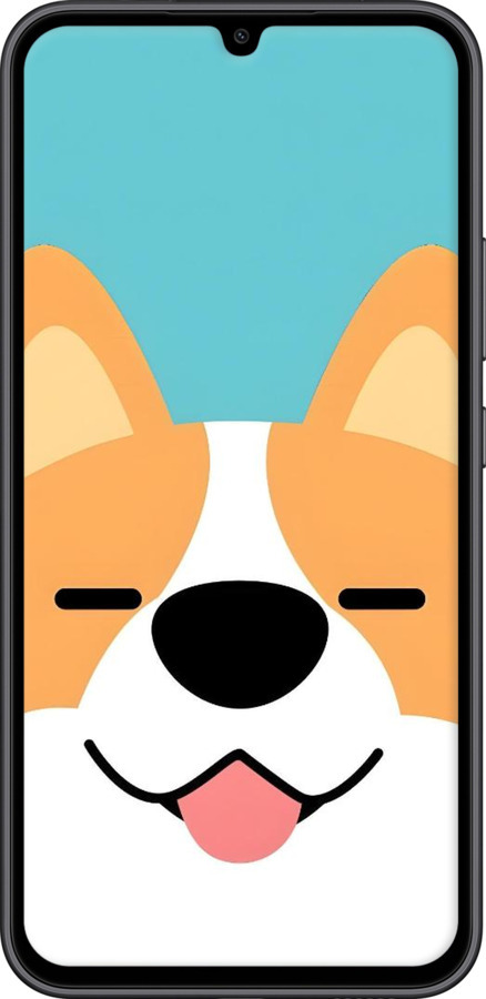 Силиконовый чехол Корги для Samsung Galaxy A34 A346E - 6280u-2936 изображение 