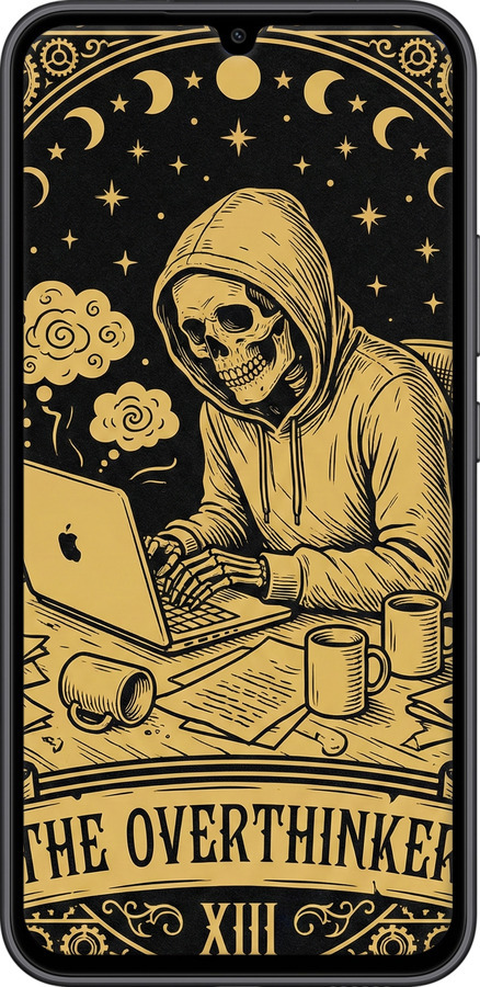 Силиконовый чехол The Overthinker для Samsung Galaxy A34 A346E - 6774u-2936 изображение 