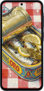 TPU чехол Vintage Sardine Tin Phone для Samsung Galaxy A35 - 6772b-3499 изображение 