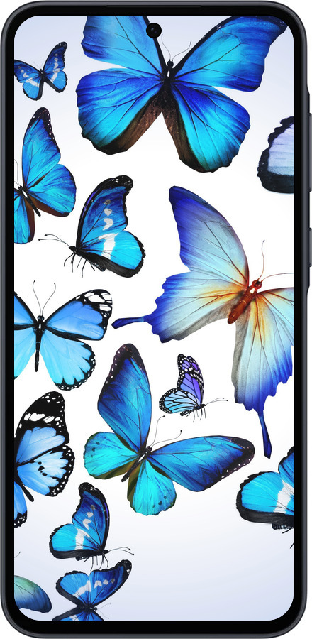 TPU чехол Бабочки для Samsung Galaxy A35 - 6023b-3499 изображение 