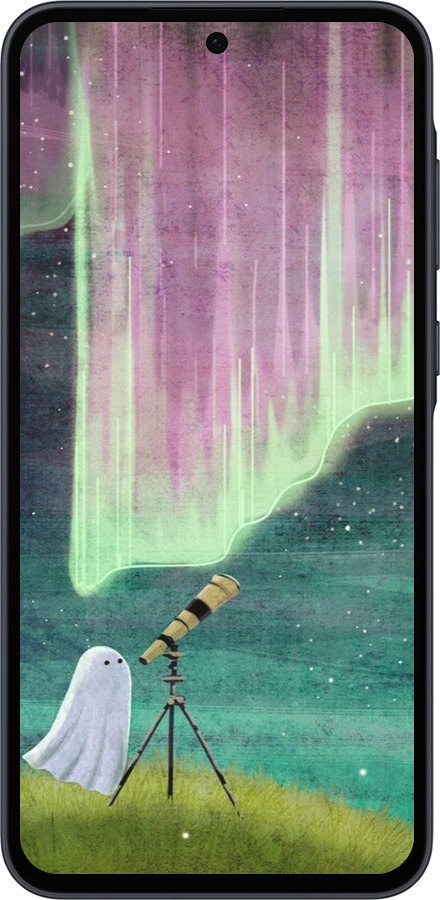 TPU чехол Привид та зірки для Samsung Galaxy A35 - 6443b-3499 изображение 