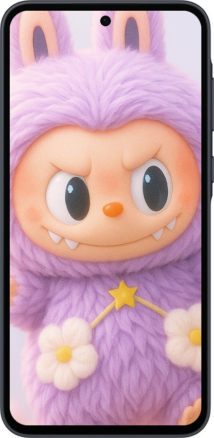 TPU чехол Лабубу для Samsung Galaxy A35 - 6708b-3499 изображение 