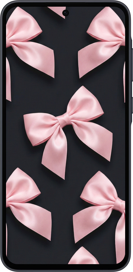 TPU чехол Coquette Ribbons Dark Coquette для Samsung Galaxy A35 - 6767b-3499 изображение 