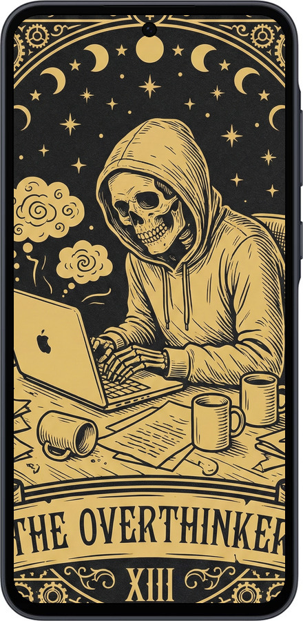 TPU чехол The Overthinker для Samsung Galaxy A35 - 6774b-3499 изображение 