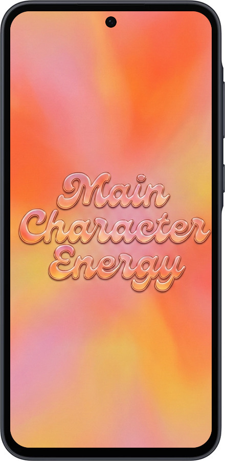 TPU чехол Aura Gradient Main Character Energy Aesthetic Y2K для Samsung Galaxy A35 - 6783b-3499 изображение 