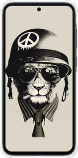 Силіконовий протиударний с посиленими кутами чехол tattoo soldier для Samsung Galaxy A35 - 4165sp-3499 изображение 
