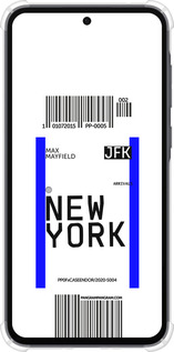 Силіконовий протиударний с посиленими кутами чехол New York для Samsung Galaxy A35 - 4861sp-3499 изображение 