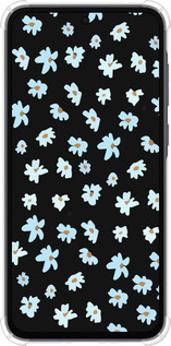 Силикон с усиленными углами чехол Цветочный для Samsung Galaxy A35 - 4900sp-3499 изображение 