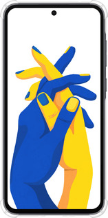 Силикон с усиленными углами чехол Stand With Ukraine для Samsung Galaxy A35 - 5255sp-3499 изображение 