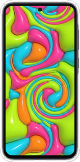 Силіконовий протиударний с посиленими кутами чехол Y2K Jelly Dream для Samsung Galaxy A35 - 6780sp-3499 изображение 