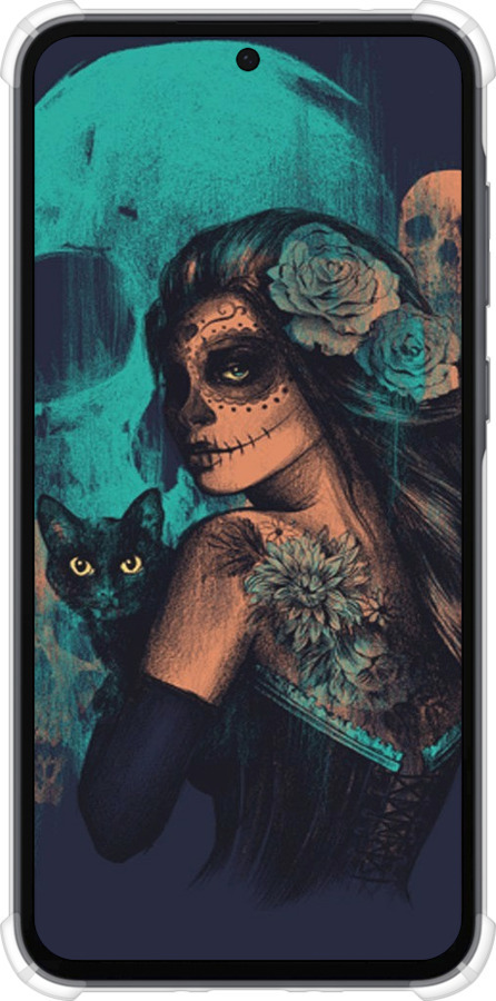 Силикон с усиленными углами чехол Fantasy girl для Samsung Galaxy A35 - 4133sp-3499 изображение 