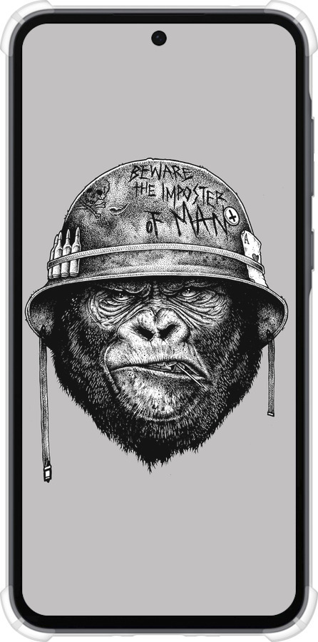 Силикон с усиленными углами чехол military monkey для Samsung Galaxy A35 - 4177sp-3499 изображение 