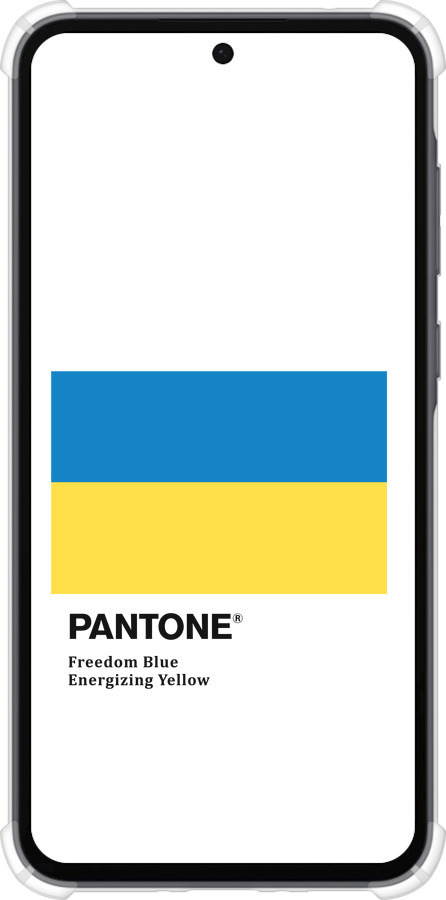 Силикон с усиленными углами чехол Прапор Пантон для Samsung Galaxy A35 - 5275sp-3499 изображение 
