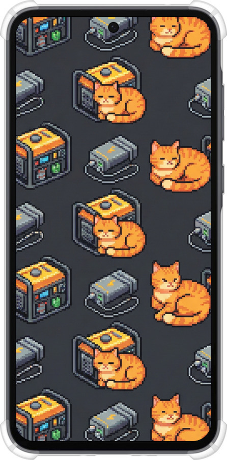 Силикон с усиленными углами чехол Autonomous Zone для Samsung Galaxy A35 - 6771sp-3499 изображение 