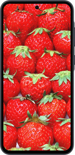 Силиконовый чехол Клубника для Samsung Galaxy A35 - 6020u-3499 изображение 
