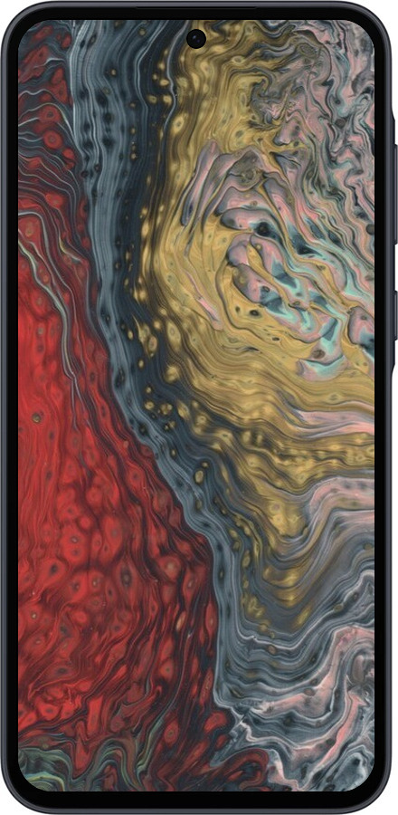 Силиконовый чехол С изображением абстрактной живописи для Samsung Galaxy A35 - 6530u-3499 изображение 