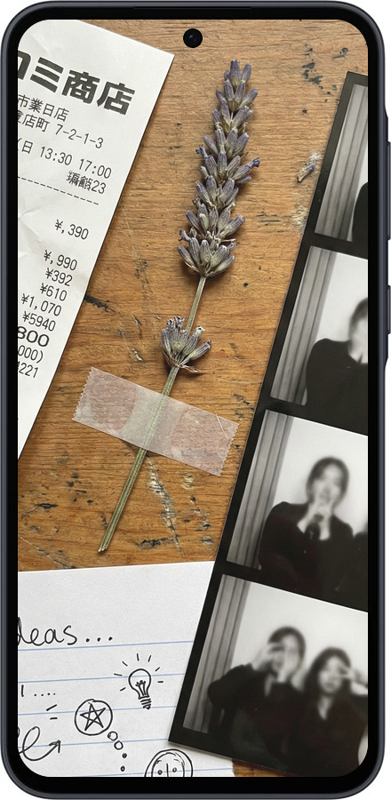 Силиконовый чехол Aesthetic Scrapbook Collage для Samsung Galaxy A35 - 6773u-3499 изображение 