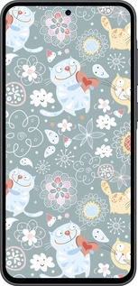 Силиконовый чехол Котята v3 для Samsung Galaxy A36 - 1223u-3836 изображение 