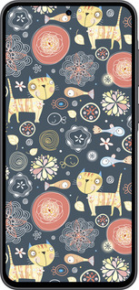 Силиконовый чехол Котята v4 для Samsung Galaxy A36 - 1224u-3836 изображение 