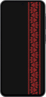 Силиконовый чехол Вышиванка 53 для Samsung Galaxy A36 - 2041u-3836 изображение 